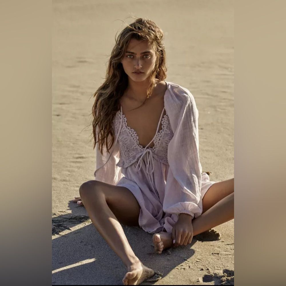 Free People Summer Strutin’ Mini Dress size S - Picture 2 of 9